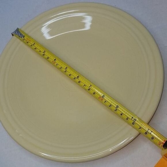 Fiestaware Fiesta CERAMIC Dinner Plate Dish Ivory CONTAINER - Picture 3 of 7